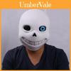 Halloween Game Undertale Mask Sans Mask Fancy Ball Latex Helmet Blue Cosplay