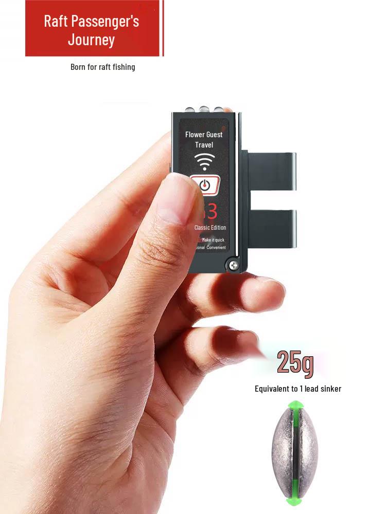 LED Rechargeable Fishing Rod Tip Light - Waterproof Blue Night Light