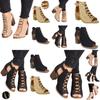Stylish Roman Style Wedge Sandals With Hollow Out Design For Women