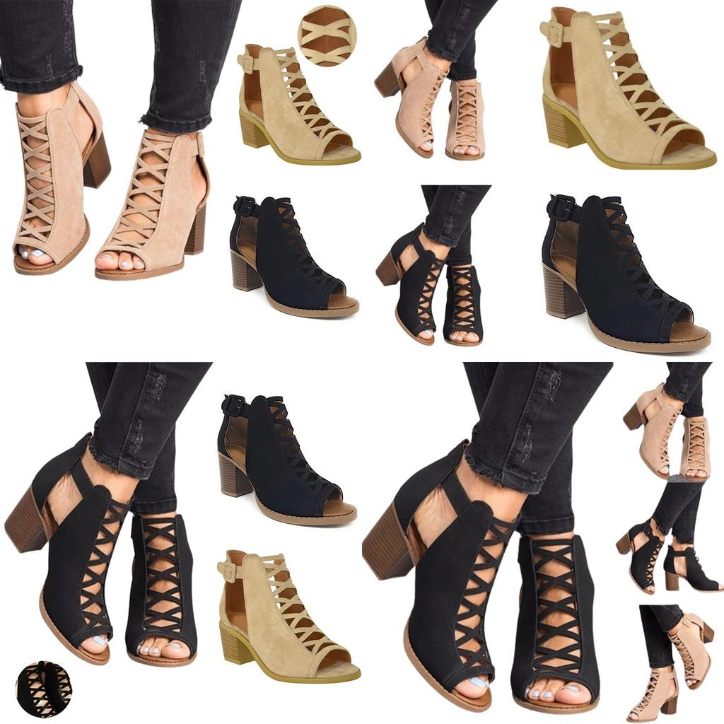 Stylish Roman Style Wedge Sandals With Hollow Out Design For Women