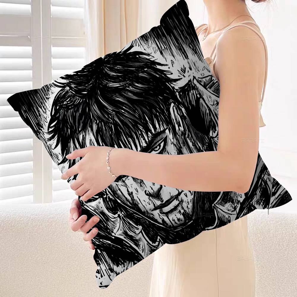 Anime Berserk Cushion Cover Car Throw Pillow Case For Sofa Car Christmas Gift xcm xcm