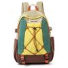 Outdoor Contrast Backpack Large Capacity Lightweight Travel Backpack Sport Schoolbag