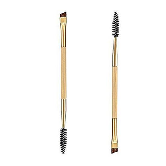 1Pc Makeup Powder Foundation Flat Contour Double End Eyebrow Brush Cosmetic Tool
