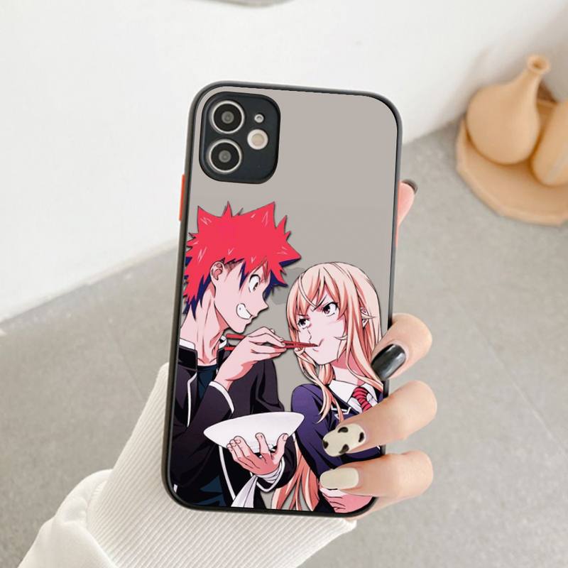 Soma Yukihira Food Wars Shokugeki no Soma Anime Phone Case for iPhone X XR XS 7 8 Plus 11 12 pro MAX Matte Shockproof shell