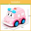 Design Ambulance Cartoon Airplane Train Taxi Model Children Toy For Play Toddler