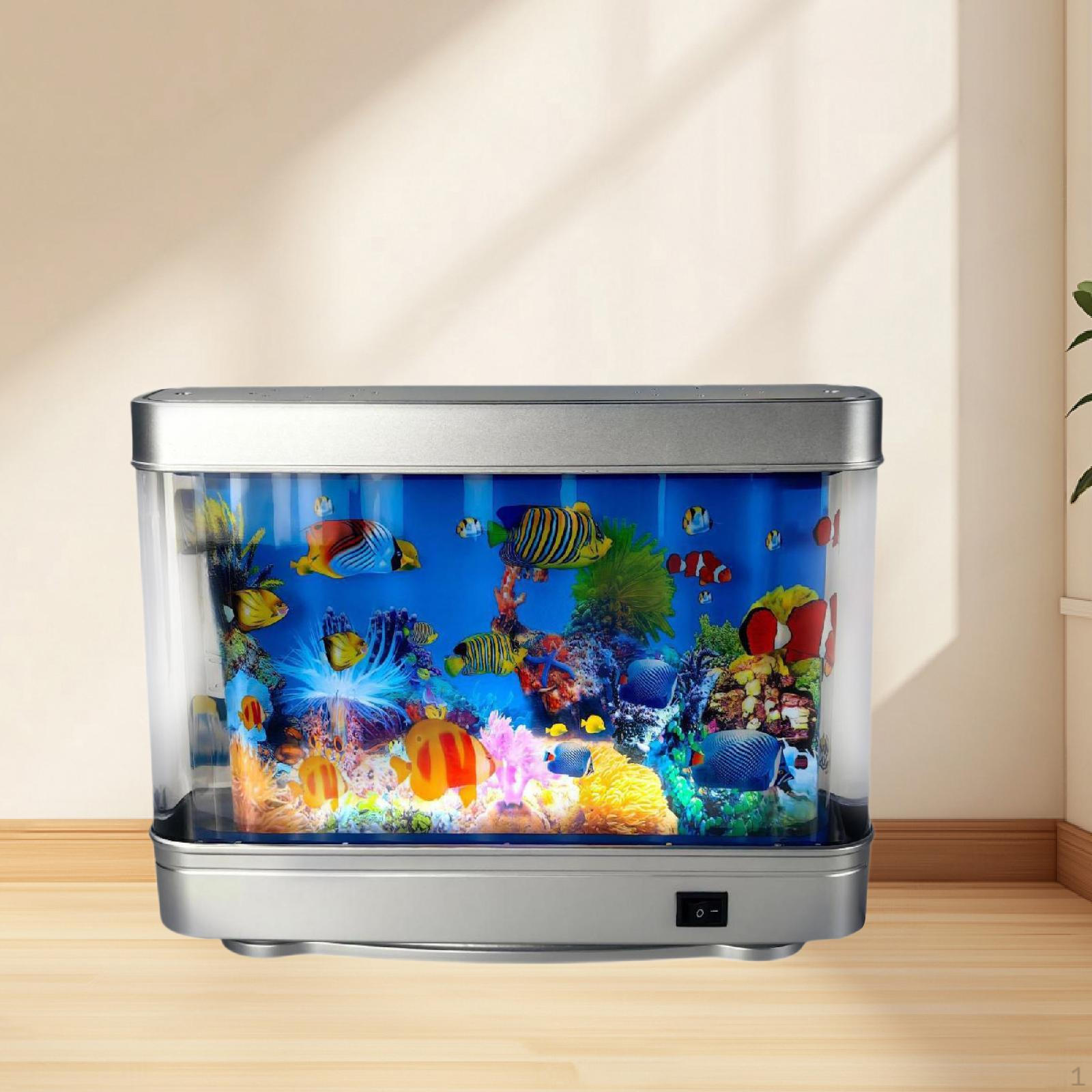 

Aquarium Lamp with Decorative Fishes for Indoor And Gifts