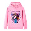 B1216 Kids Boys Girls Kpop Rumi Zoey Mira Print Long Sleeves Hoodie
