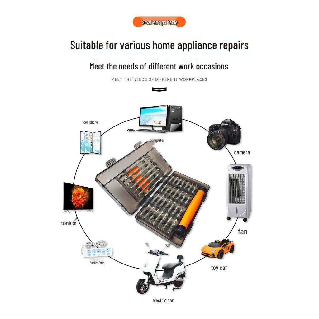 Zestaw wkrętaków: 7-w-1 Narzędzie Precyzyjne Torx i Phillips do Napraw