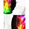 Black, White And Red Dark Beast Pupil Anime 3D Printed Men'S Casual Sweatshirt And Sweatpants Two-Piece Set