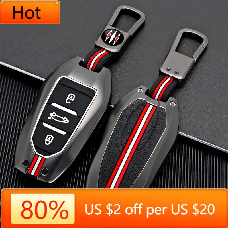 Interior Mouldings Car Key Case Cover Shell Fob for Peugeot 2008 3008 4008 5008 308 408 508 Citroen C1 C2 C4 C6 C3-XR Picasso Gr