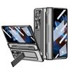 Oppo Find N2 Clear Electroplated PC Case With Integrated Stand Shockproof Scratch Resistant Slim Cover Foldable Phone