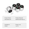 5pcs Metal Car Tire Wheel Theftproof Cap Air Valve Stem Cover For Abarth 500 595 695 Punto 124 Spider Panda