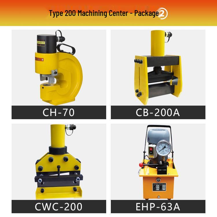 Portable Multi-Functional Busbar Machine: Hydraulic Punching, Bending & Copper Bar Processing