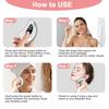 Electric Gua Sha Facial Scraper Microcurrent Neck Massager Vibration Face Lift Firming Skin Care Beauty Tool