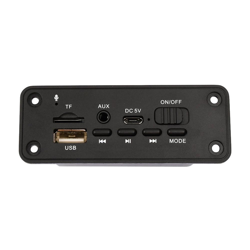 5V Bluetooth MP3/WMA/WAV Decoder Board Audio Module 2*3W Amplifier Wireless USB TF Radio AUX FM MP3 Player For Car Accessary