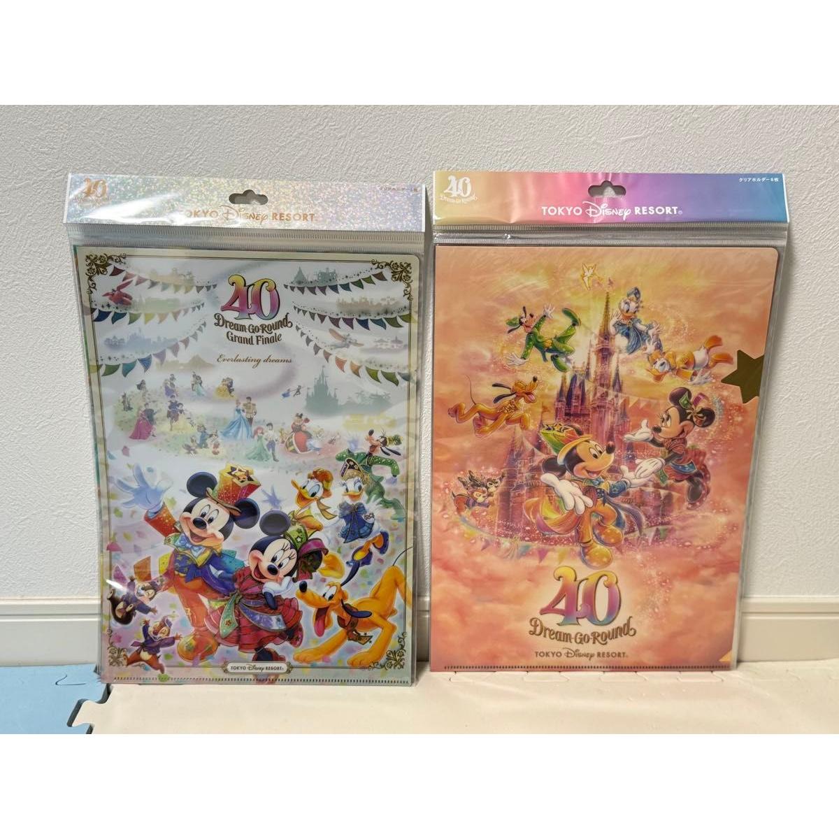 Used Tokyo Disneyland 40th Anniversary Clear File