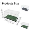 Softball Basketball Holder Box for Organization & Showcases, Football Display Case, Acrylic Clear Display Box with Stand