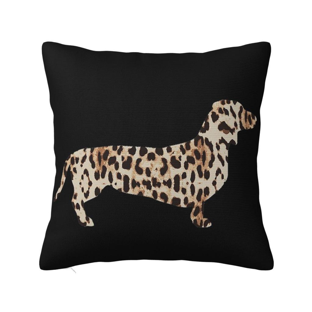 Dachshund Dog Love Square Pillow Covers Home Wiener Sausage Doxie Cushion Cover Cute Home Decoration Pillowcase 4545