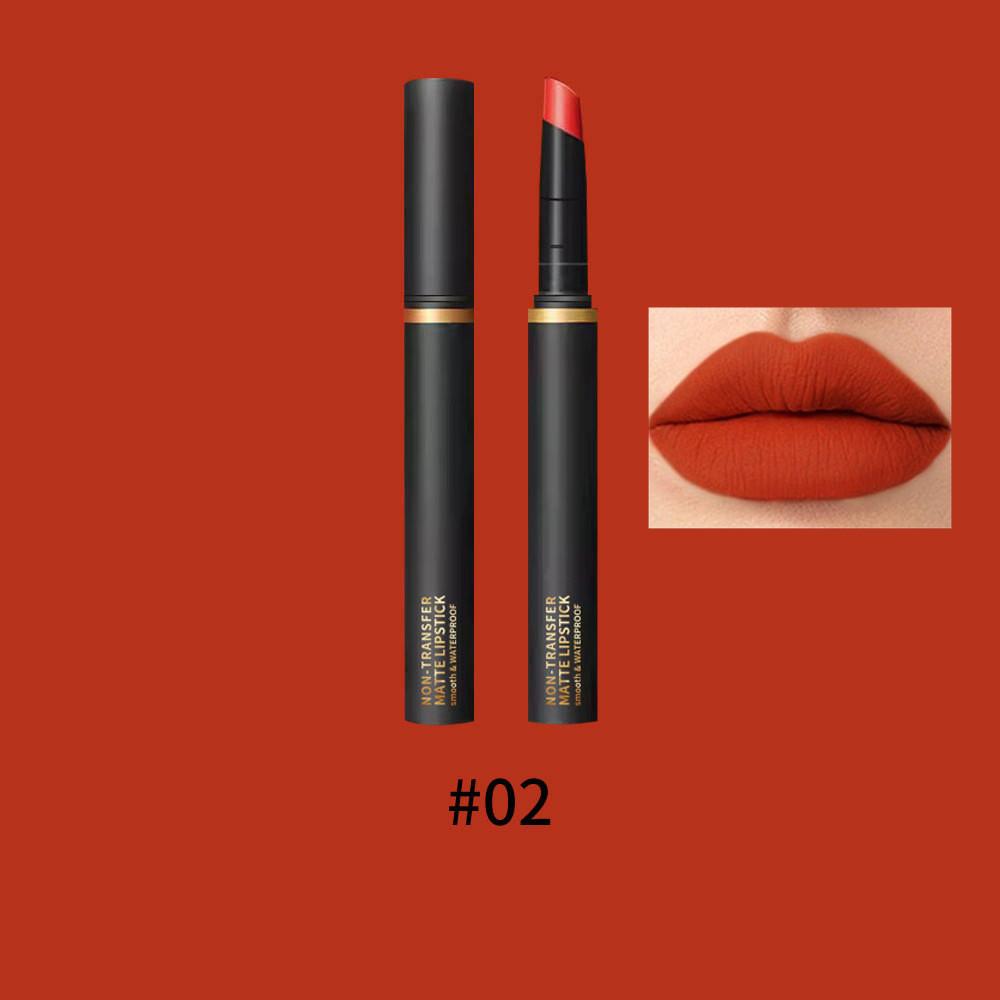 Misiou Beauty Velvet Matte Thin Tube Lip Glaze, samtmatter, leicht zu färbender, nicht leicht zu verfärbender, nicht leicht zu verblassender Lippenstift