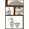 Set di 3 tazze da offerta europee Calice da altare Combinazione di brocca da vino Fornitura buddista Vintage per Havdalah Pasqua Regalo tradizionale