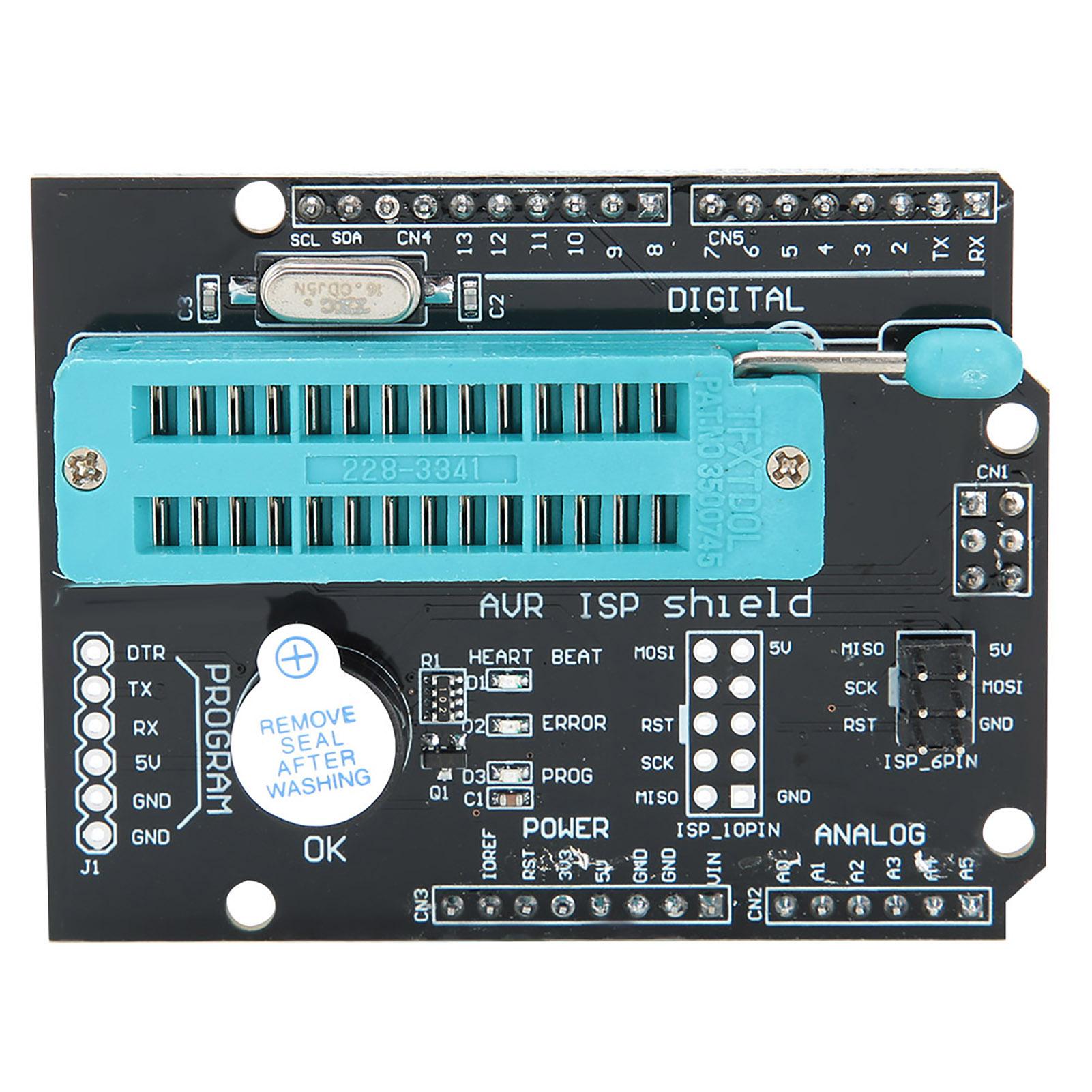 

AVR ISP Shield Burning Burn Bootloader Programmer for Development Expansion Board