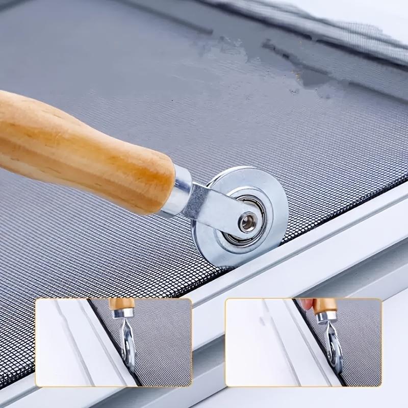 1-Piece Window Installation Tool with Stainless Steel/Rubber Abrasive Cloth Wheel - Install Windows with Ease and Precision