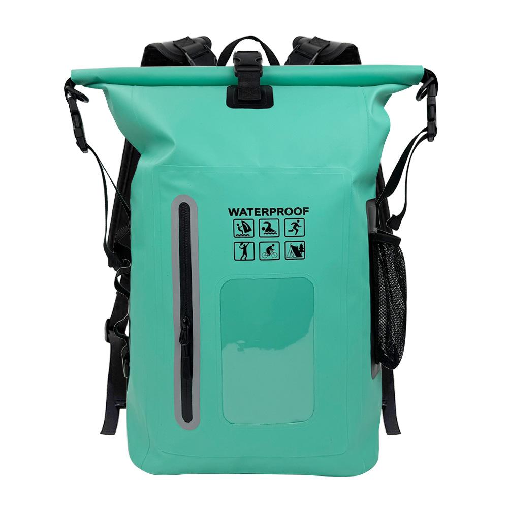 Dry And Wet Separation Waterproof Outdoor Sports Backpack, Fishing And Camping Creek Traceability Bag, Swimming And Rafting Waterproof Backpack.