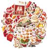 35pcs-100pcs Cultural Festivals Stickers Festive Chinese Culture DIY Stickers Funny Stickers For Car Sticker Guitar Phone