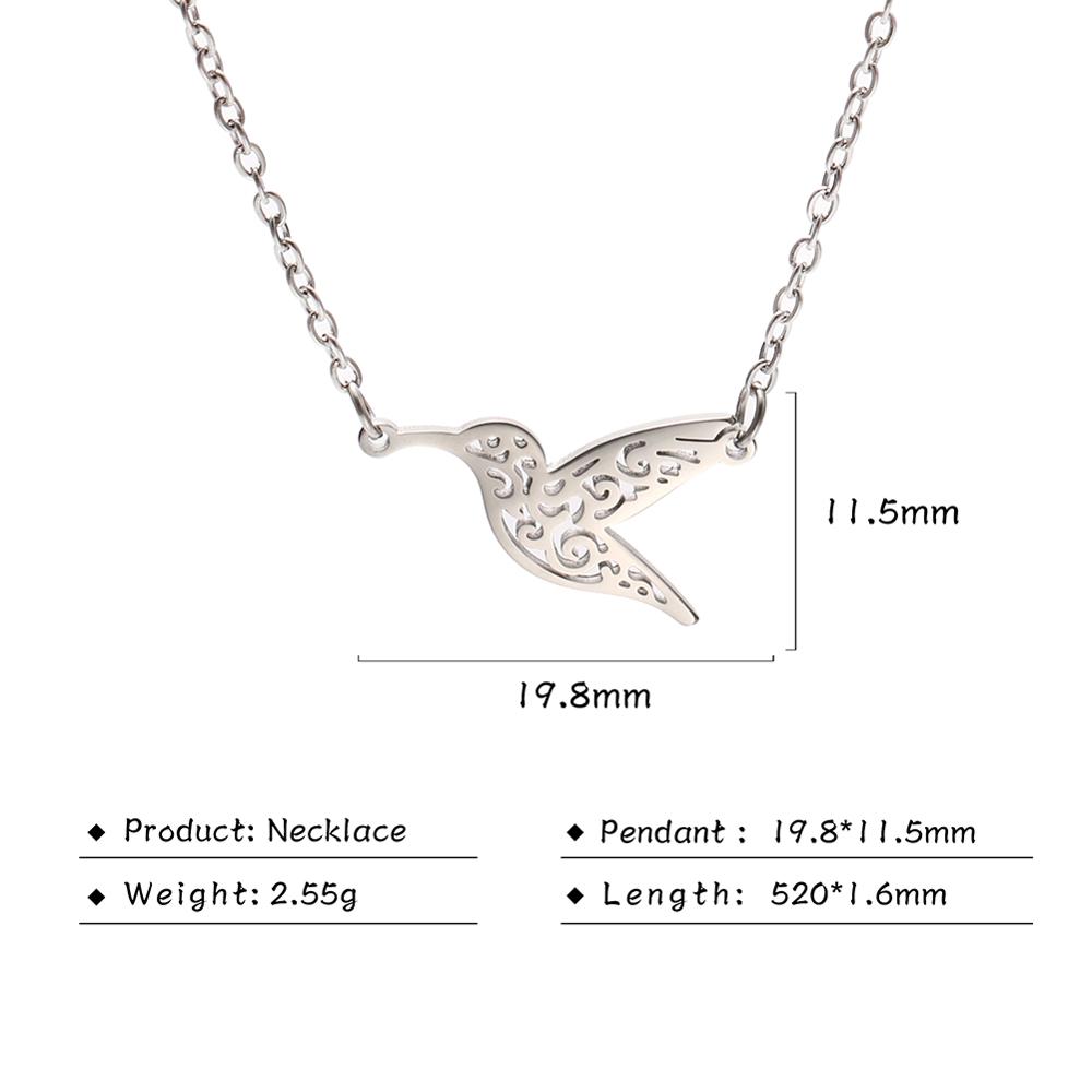 Xiaomi Skyrim Stainless Steel Animal Choker Necklace Dog Cat Dolphin Penguin Seahorse Pendant Necklaces Jewelry Gift for Women