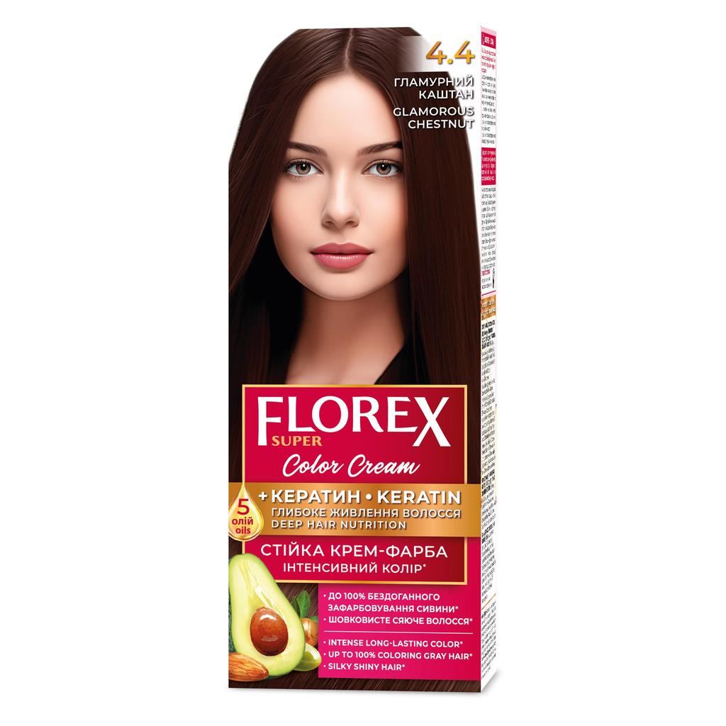 Florex Super Permanent Hair Dye Cream - Give Your Hair Deep Nourishment, Makes Your Hair Soft and Silky-shiny.
