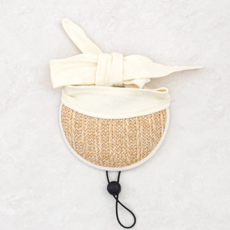 [Pet] Rattan Style Sun Cap