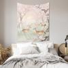 Cherry Blossom Deer Themed Tapestry Elegant Fabric Decoration Suitable for Bedroom and Living Room Walls
