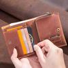 CONTACT'S Genuine Leather Wallet For Men Thin Coin Purse Card Holder Male