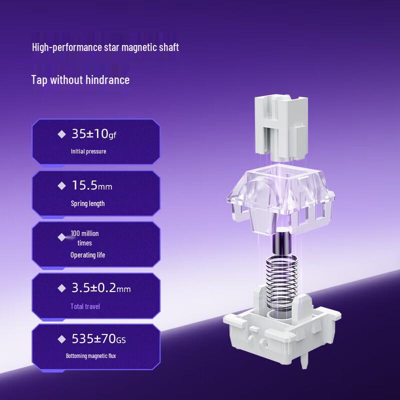 GravaStar War-75 Magnetic Switch Gaming Keyboard