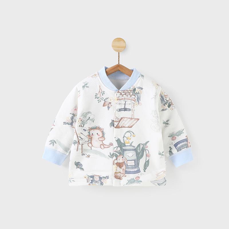 

Унисекс детское хлопковое пальто: Тонкая утепленная зимняя куртка, теплый кардиган на подкладке для малышей, 40 г 100 cm