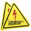 Leopard Dot Electrical Hazard Warning Sign