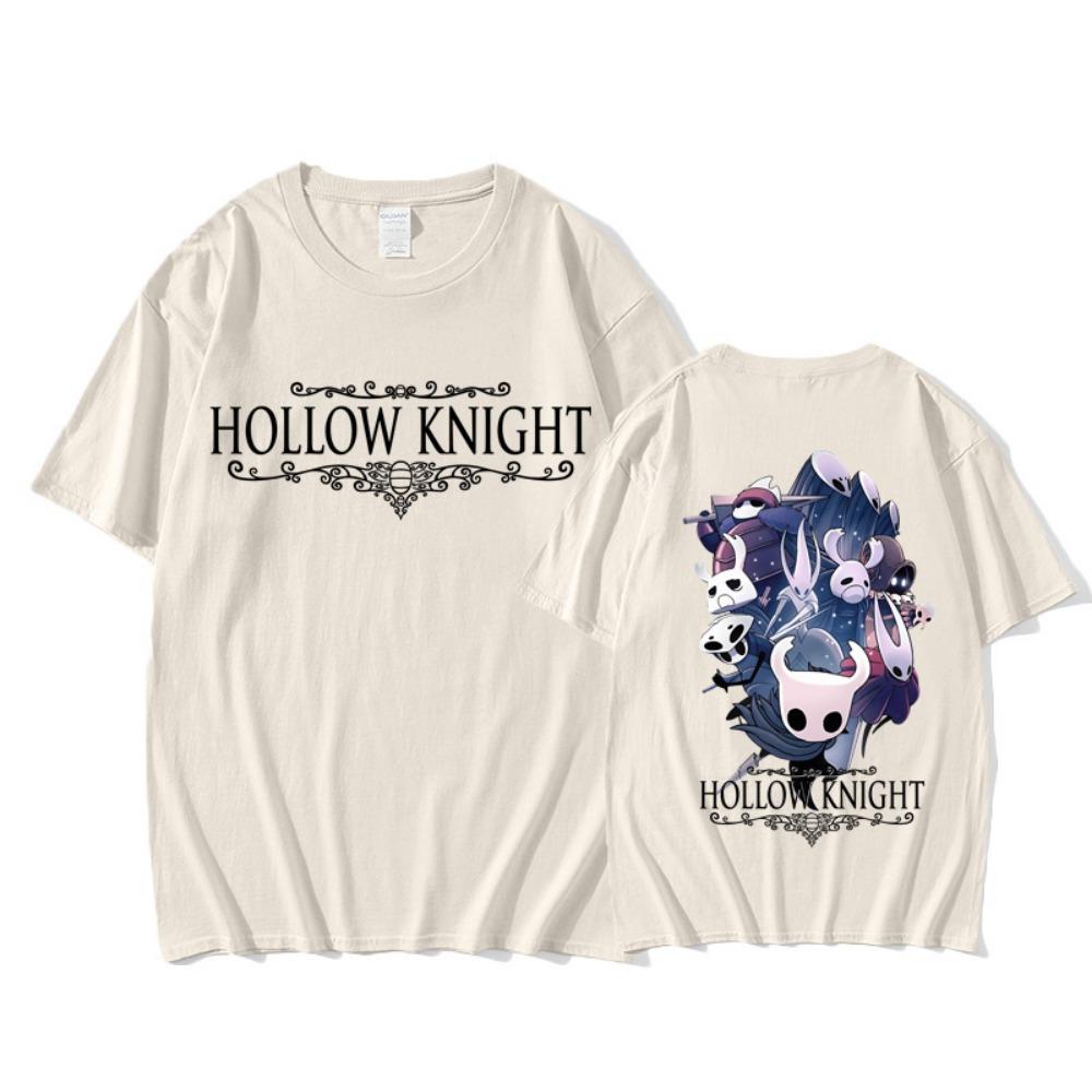 Fashion Men and Women's T-shirt Hollow Knight Print T-shirt Loose Short Sleeve Tops Summer Casual Round Neck Kids Tees Clothing