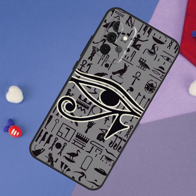 Egyptian Eye Of Horus Case For Samsung Galaxy A13 A16 A26 A36 A56 A06 A55 A35 A15 A54 A34 A14 A53 A12 A22 A32 A52