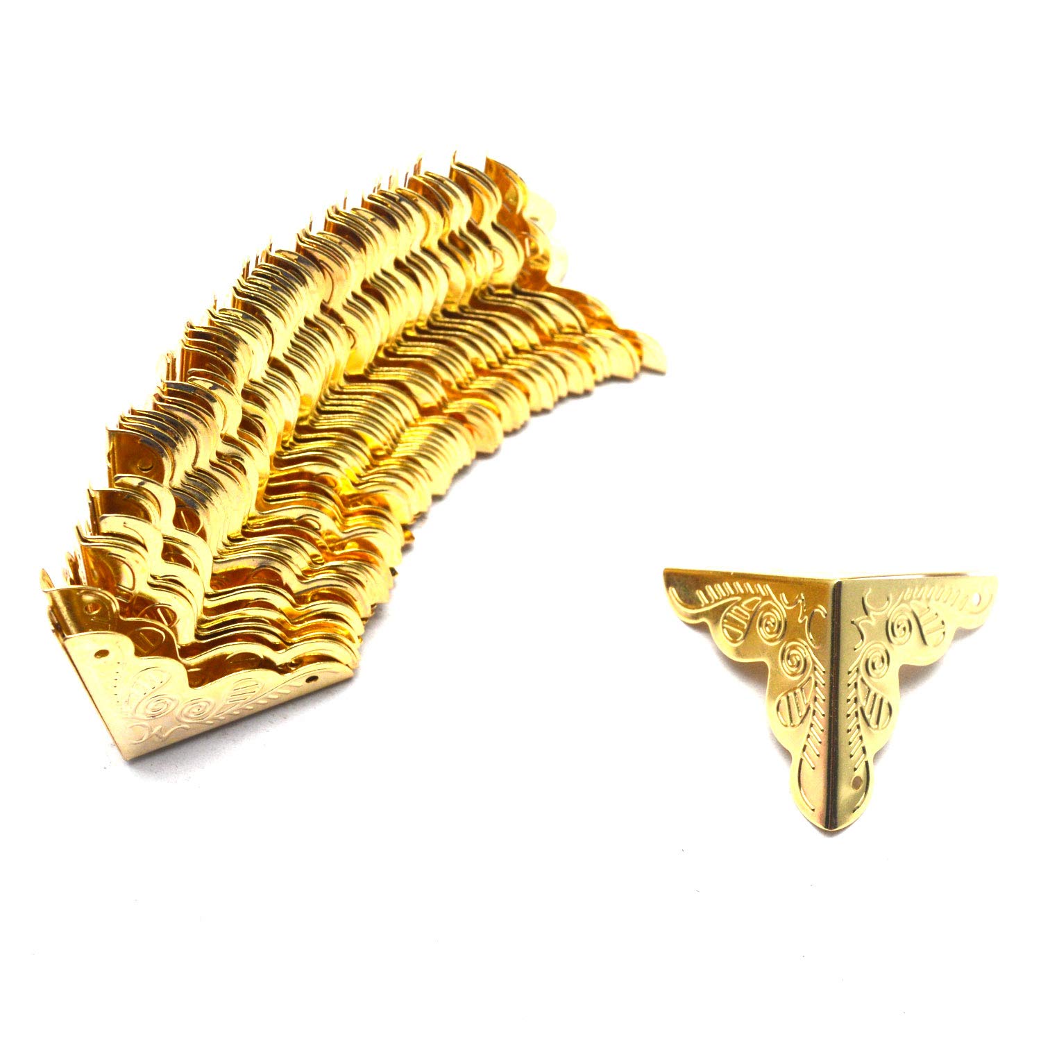 

12 шт. металлический защитный уголок для коробки, треугольный, античная бронза, декоративный защитный уголок для коробки с винтами для мебели, шкатулки для драгоценностей