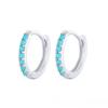 2Pcs Rainbow Little Huggies Stainless Steel Hoop Earrings Girl Tiny Rings Cartilage Small Helix Piercing Tragus Circle Men Hoops