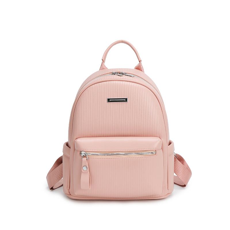 Women's New Multifunctional Backpack, Casual Backpack, Lightweight Travel Backpack, Solid Color Simple Commuting Bag