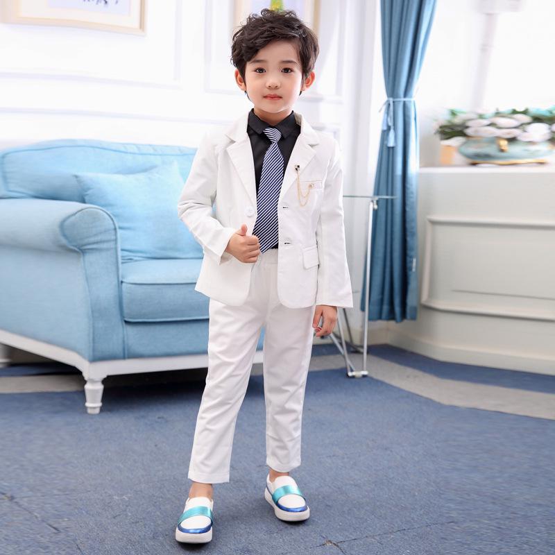 2025 Boys' Multicolor Formal Suit Set - Student, Host & Performer Attire