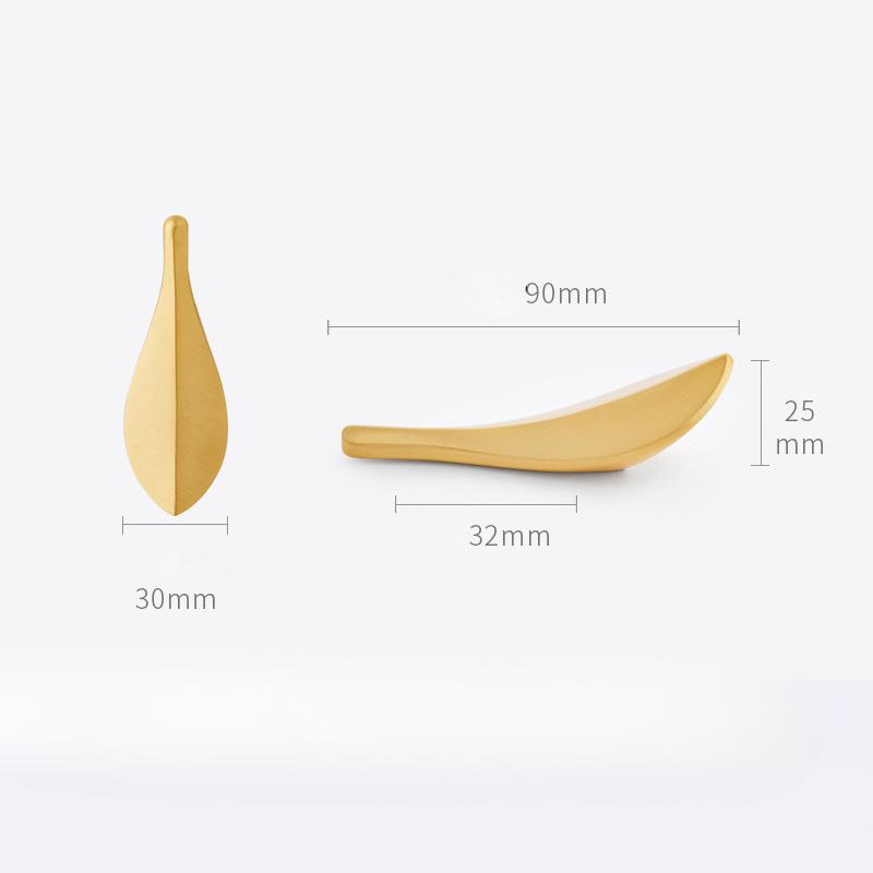 Brass, Butterfly Handle, No Drilling Installation, Wardrobe Shoe Cabinet Handle, Drawer Copper Handle, Room Decoration, Home Accessories