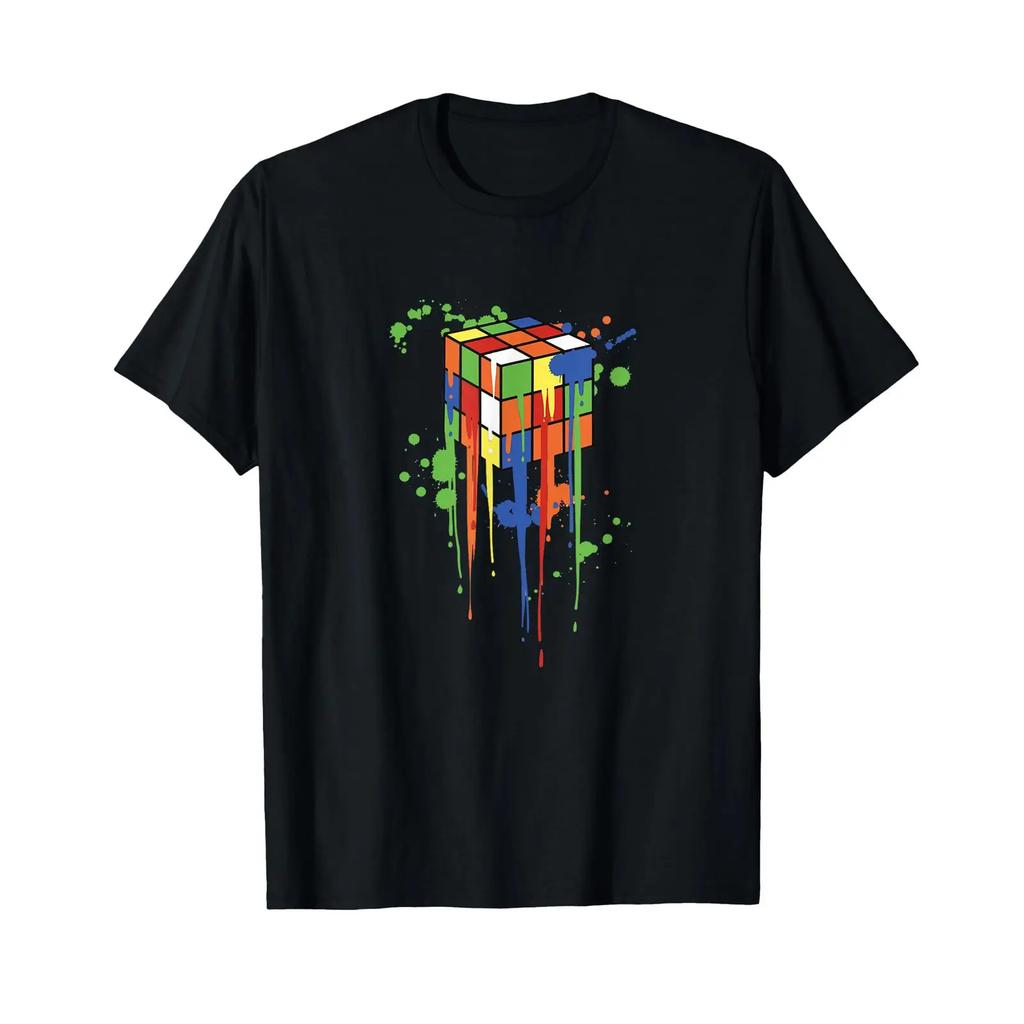 Magic Cube T Shirt Vintage Unisex Comfortable Top For Everyday Wear Stylish Streetwear Designer Clothes Graphic Soft