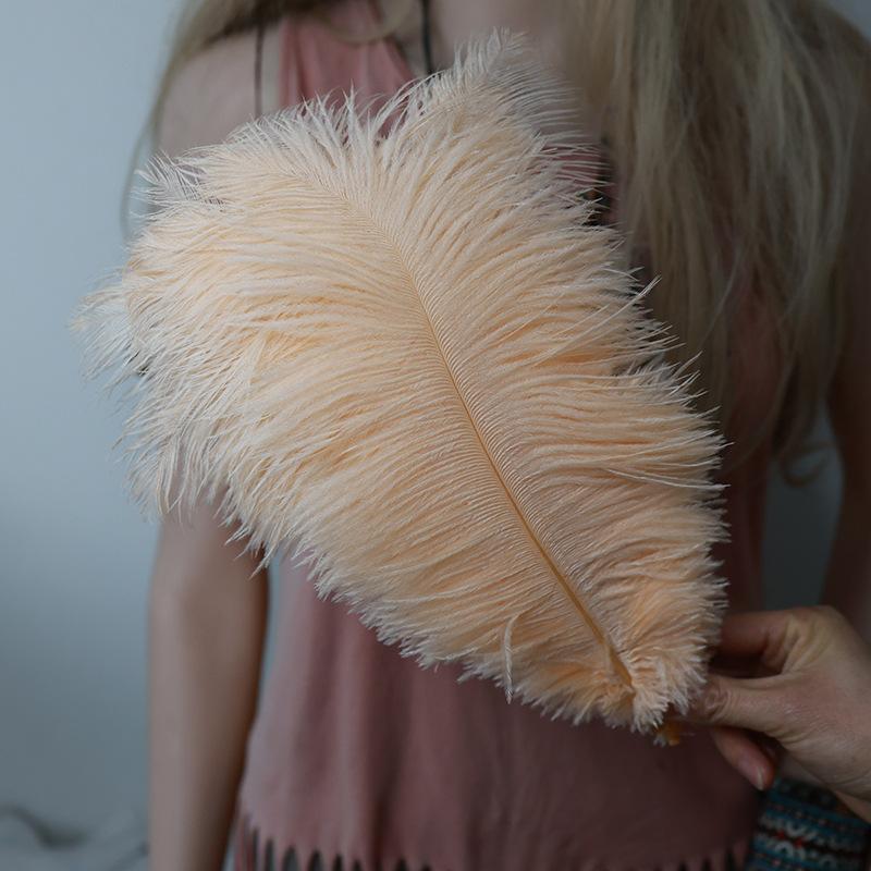 Ostrich Feathers 30-35Cm Wedding Road Guide Table Flower Ornament Ostrich Hair Decorative Clothing Accessories Diy
