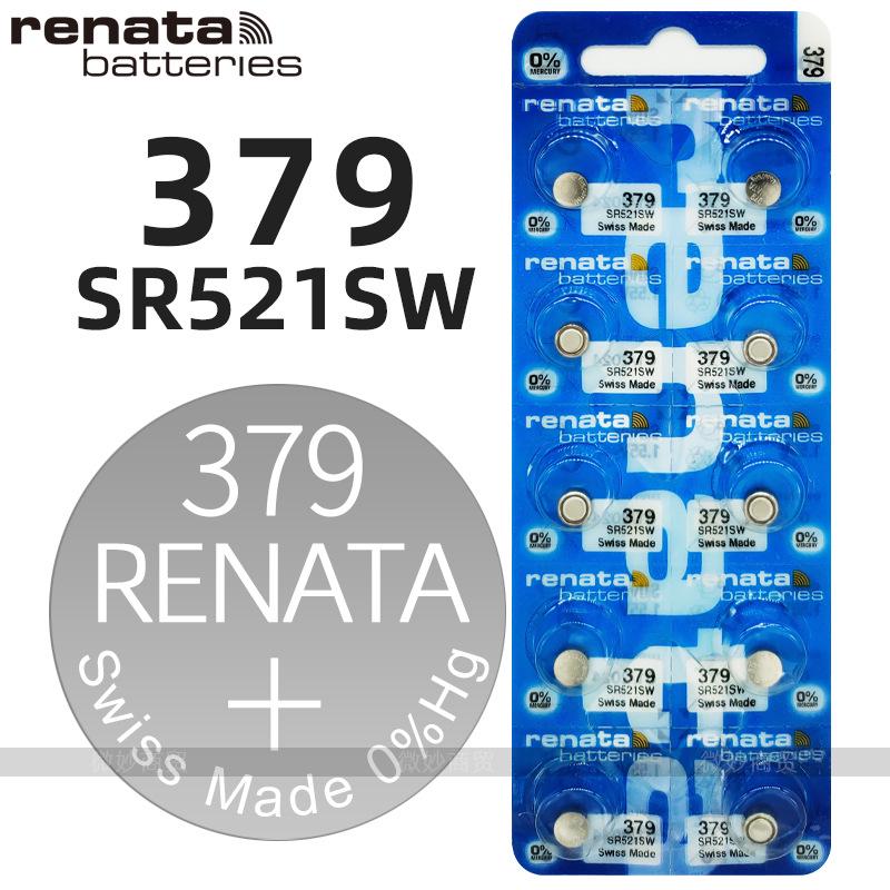 Swiss Renata Watch Button Batteries: 377, 364, 321, 371