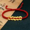 Fashion Handmade Red Rope Beads Bracelets For Men And Women Praying Wristband Lucky Health Amulet Jewelry Gift