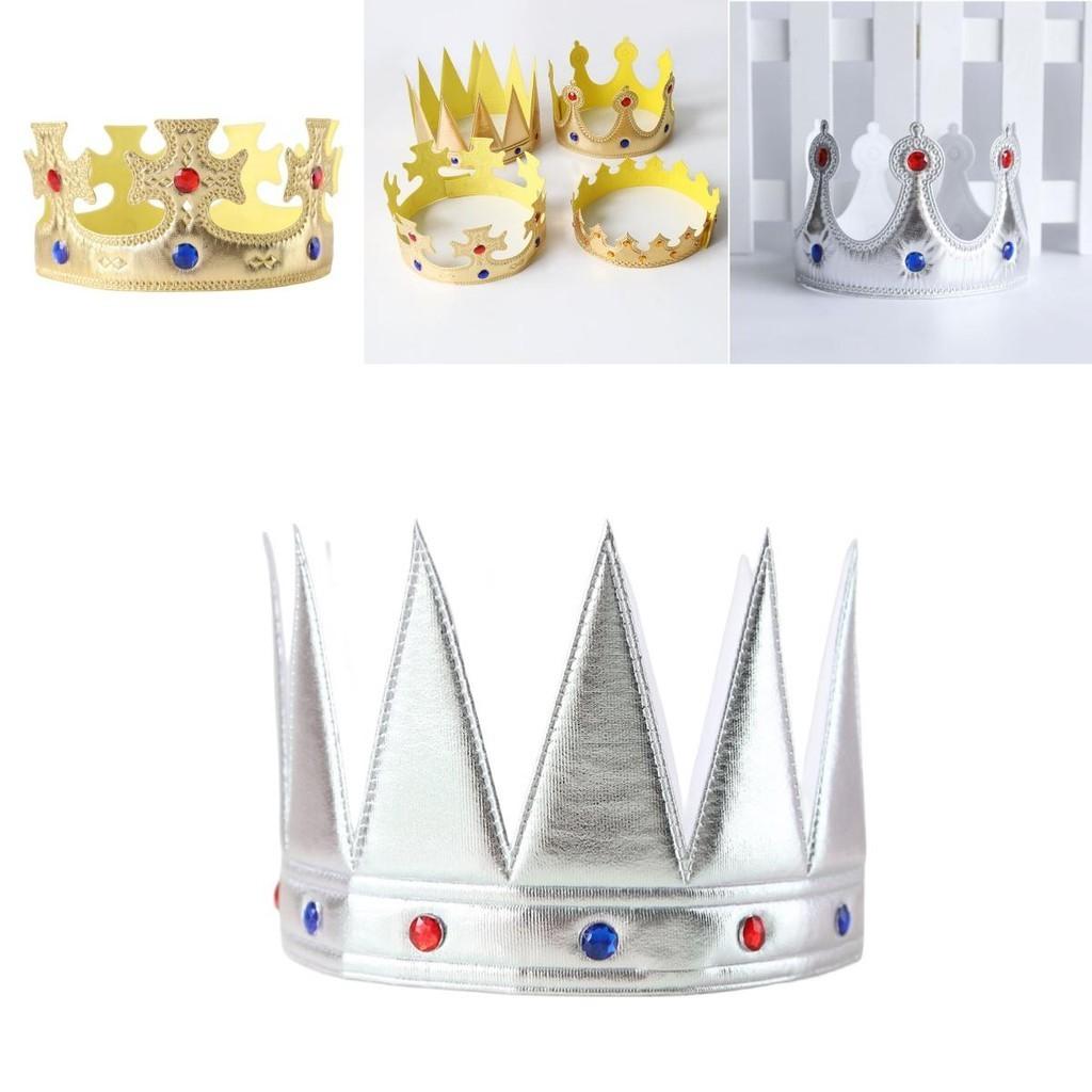 Golden King Crown For Halloween Children's Birthday Party Decorations Wholesale Crown Hat Headpiece
