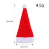 Qiao Ding Christmas Mini Hat & Knife Fork Set: Brushed Cloth Decor for Home, Wine Bottle Cover
