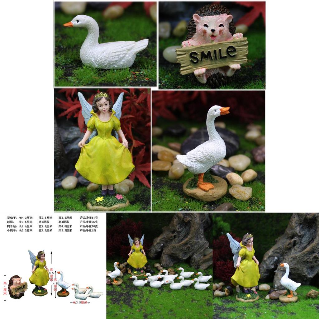 Resin Garden Miniature Fairyland Animal Decor For Gift And Party Celebrations